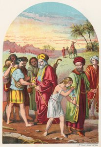 Joseph Sold by his Brothers by English School