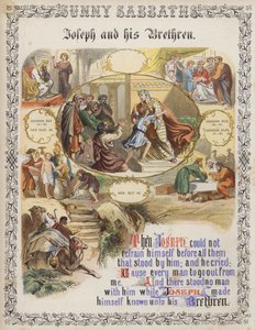 Joseph and his brethren by English School