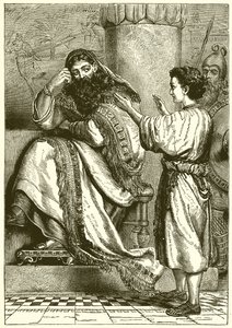Joseph Before Pharaoh by English School