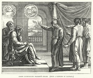 Joseph interpreting Pharaoh