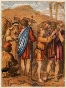 Joseph Sold by His Brethren by English School
