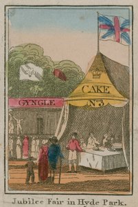 Jubilee Fair in Hyde Park, 1814 by English School