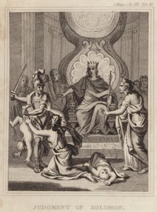 Judgment of Solomon by English School