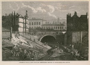 Junction of the St Johns Wood and Metropolitan Railways by English School