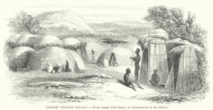 Kaffre Village, Kraal by English School