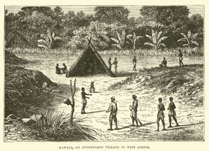 Kawala, an entrenched village in West Africa by English School
