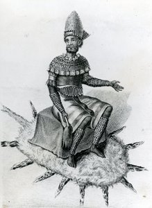 Kazembe, or King of Lunda, South of Lake Mweru by English School