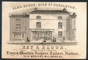 Key and Bloor, wholesale and retail linen and woollen drapers, tailors, hatters, silk mercers, milliners