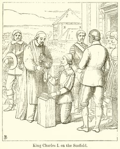 King Charles I on the Scaffold by English School