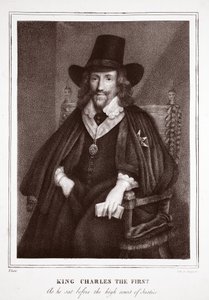King Charles the First, As he sat before the high court of justice, engraved by de Langlume by English School