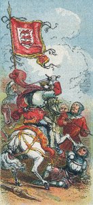 King Edward III at the Battle of Crecy