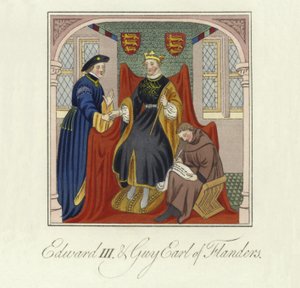 King Edward III of England and Guy, Count of Flanders, 14th Century