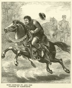 King Edward IV and the Tanner of Tamworth (engraving) by English School
