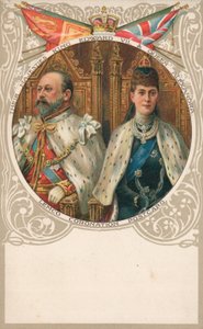 King Edward VII and Queen Alexandra by English School