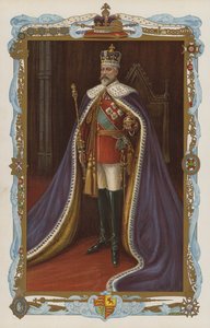 King Edward VII in Coronation Robes by English School