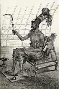 King Munza in Full Dress, from 