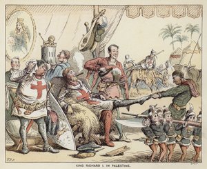 King Richard I in Palestine by English School