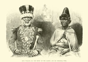 King William, or Roi Denis of the Gaboon, and his Principal wife