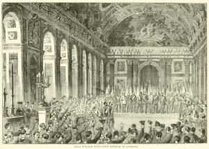 King William Proclaimed Emperor of Germany by English School