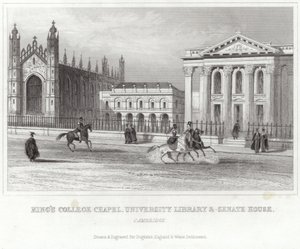 Kings College Chapel, University Library and Senate House, Cambridge by English School