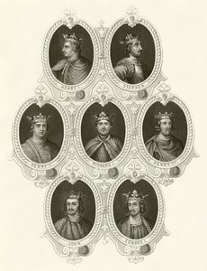 Kings of England by English School