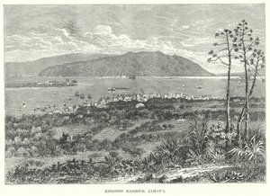 Kingston Harbour, Jamaica by English School