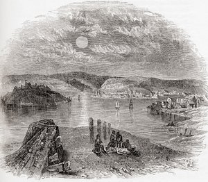 Kinsale, County Cork, Ireland in the 19th century, from Old England: A Pictorial Museum by English School