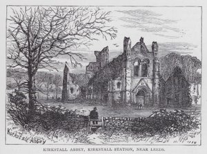 Kirkstall Abbey, Kirkstall Station, near Leeds