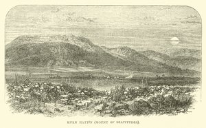 Kurn Hattin, Mount of Beatitudes by English School