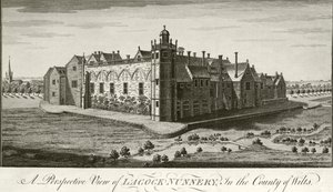 Lacock Abbey, Wiltshire by English School