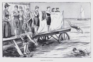 Ladies bathing by English School