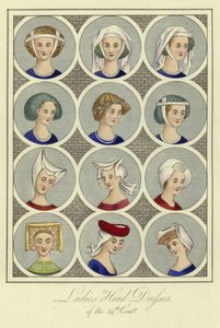 Ladies headdresses of the 14th Century