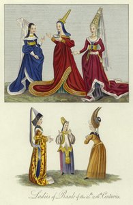 Ladies of rank of the 15th and 16th Centuries by English School