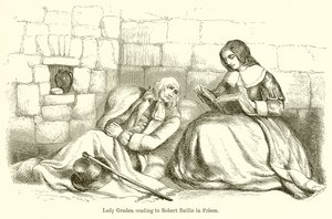 Lady Graden reading to Robert Baillie in Prison