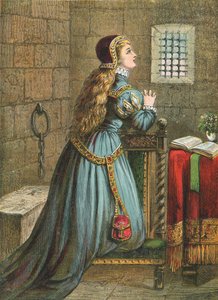 Lady Jane Grey praying