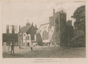Lambeth Palace as It Appeared in the Autumn of 1829