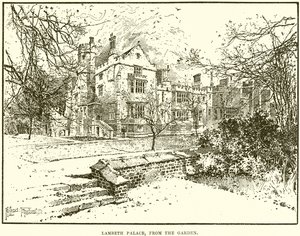 Lambeth Palace, from the Garden by English School