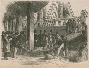 Landing Gold from the Australian Steamship by English School