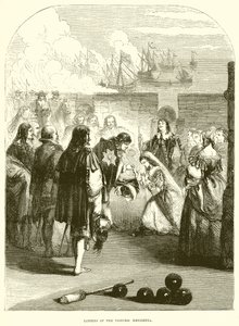 Landing of the Princess Henrietta by English School