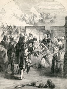 Landing of the Princess Henrietta, illustration taken from John Cassell