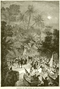 Landing on the Shore of San Salvador
