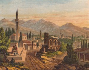 Landscape in the Holy Land by English School