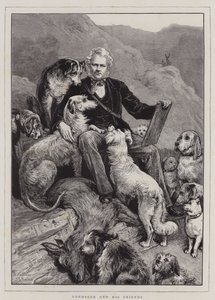 Landseer and his Friends by English School