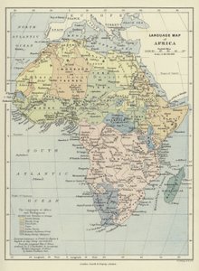 Language Map of Africa by English School