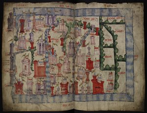 Map of Scotland by John Harding, c.1450