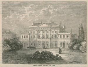 Lansdowne House, Berkley Square, in 1800 by English School