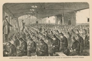 Large Oakum Room at the Middlesex House of Correction by English School