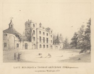 Late Residence of Thomas Anderson, Clapham Common, Surrey