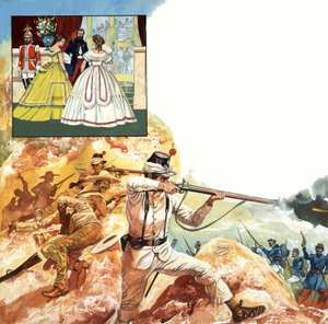 Latin American Battle Scene