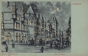 Law Courts, London by English School